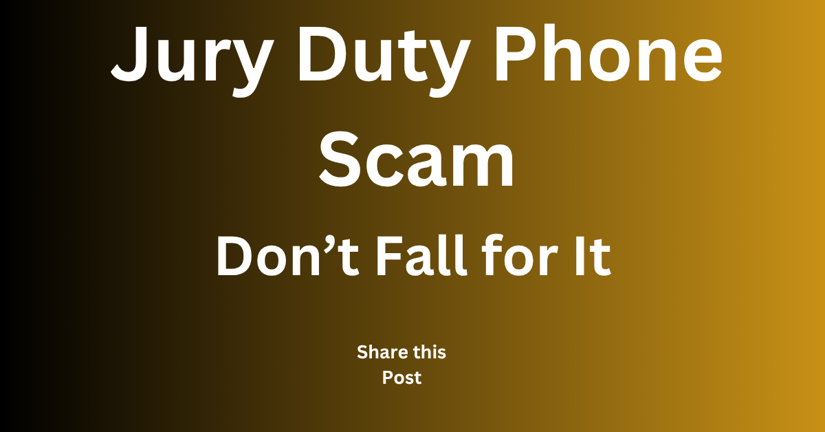 jury Duty Phone Scam